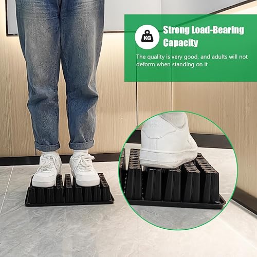 Miniatura 4 de Bandejas de inicio de semillas de 54 celdas, bandeja plana de enchufe profundo de 2.8 pulgadas, bandeja de germinación de 10 agujeros grandes,