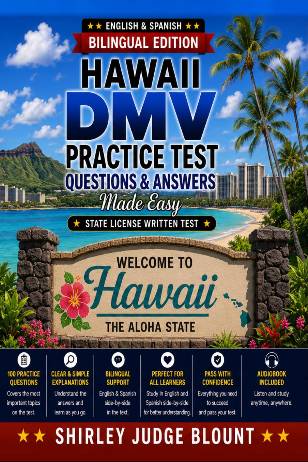 Hawaii DMV English Test Made Easy™: Driver’s License Written Test Study Guide with Practice Questions | English & Spanish Edition