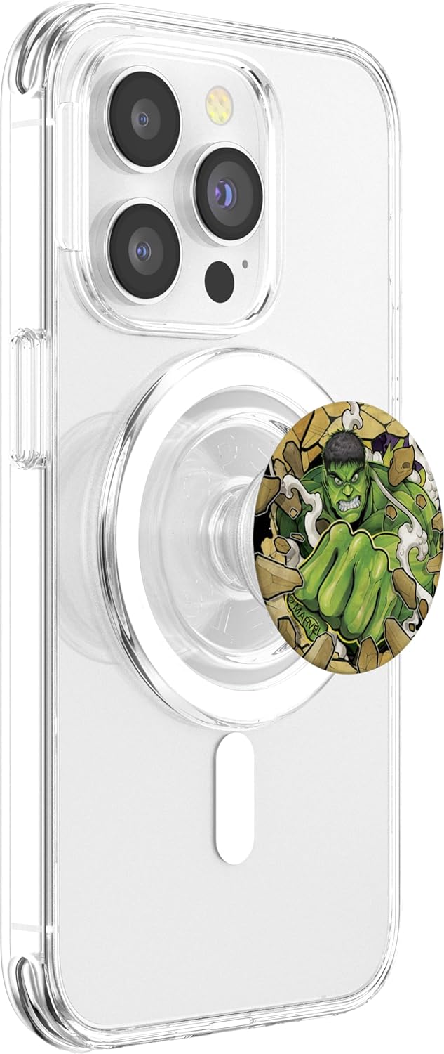 Marvel Hulk Bruce Banner Punch PopSockets MagSafe PopGrip for iPhone