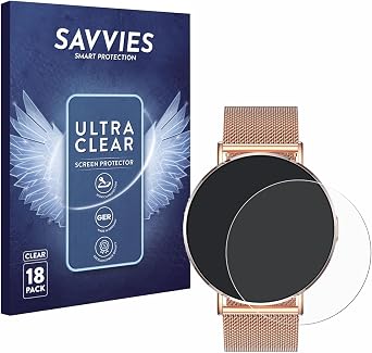 Savvies Protection Film compatible with Levowatch Eve 1.3"