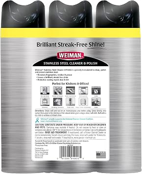 Weiman Stainless Steel Cleaner & Polish (17oz.,3pk.)