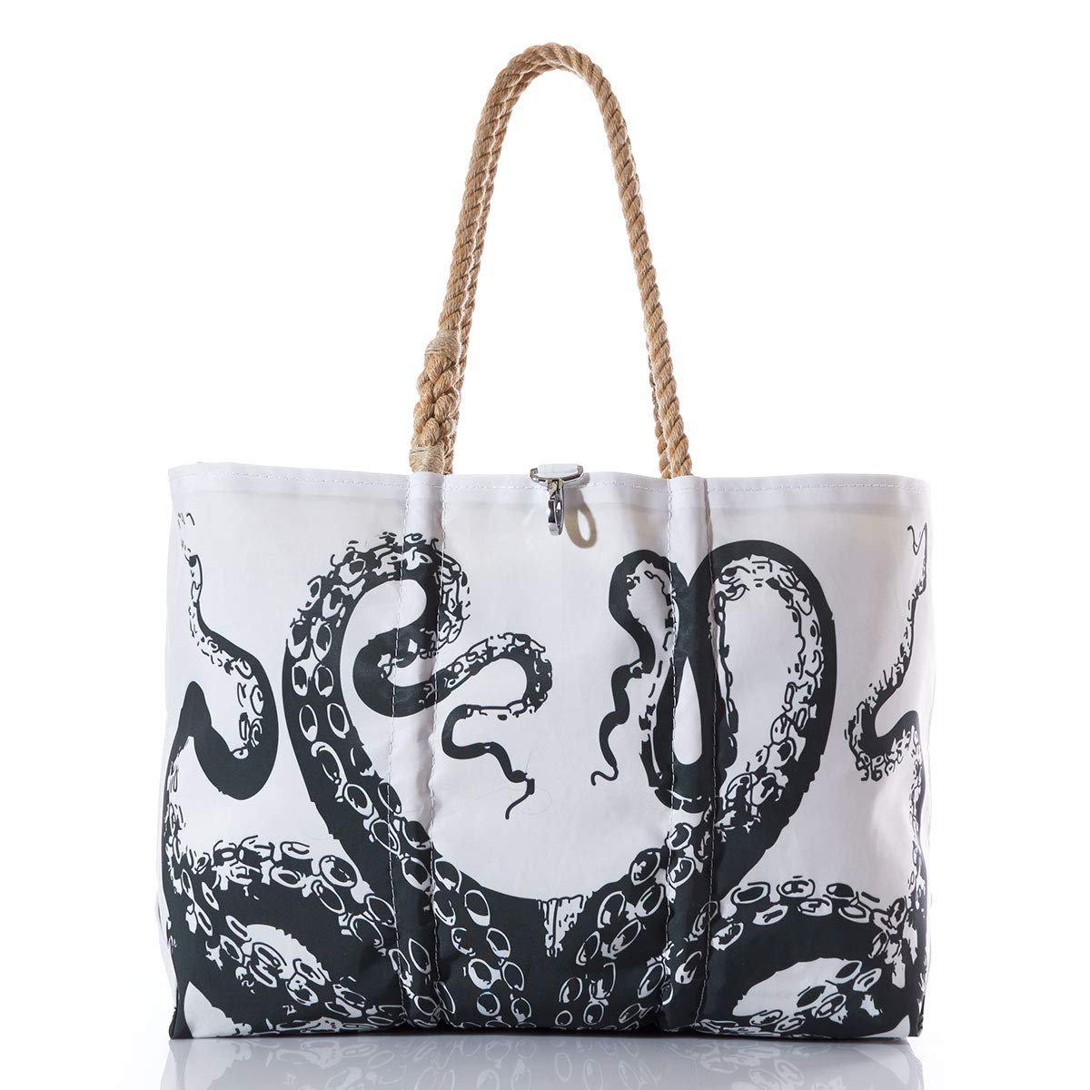 Sea Bags Recycled Sail Cloth Octopus Large Tote Bag Beach Bag Tote Large Travel Bag Tote Bag for