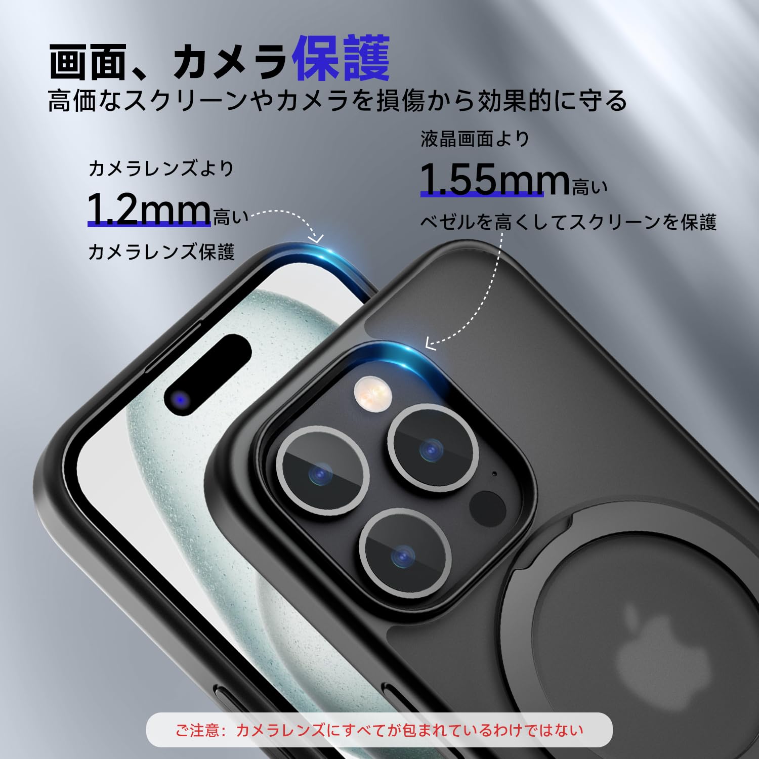 Amazon | iPhone 15 Pro 用 ケース MagSafe対応 スタンド内蔵 スタンド 