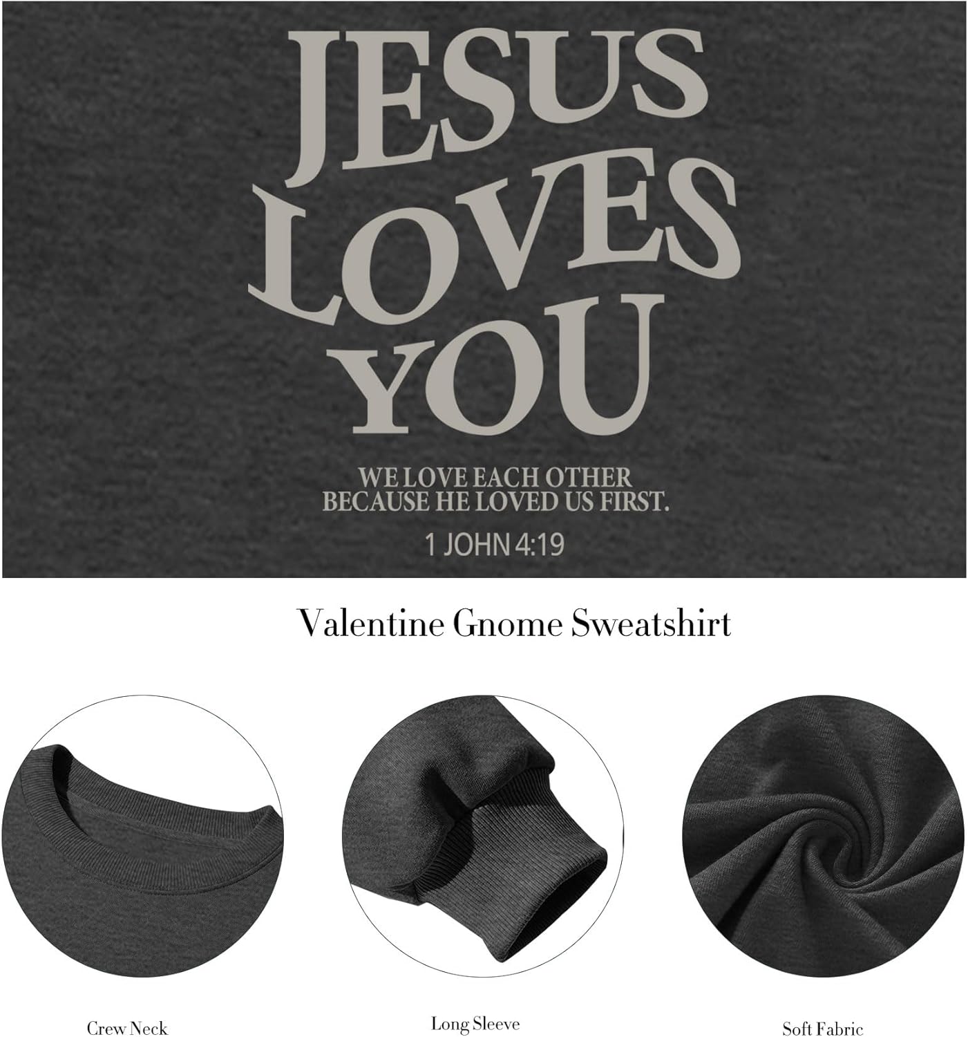 Christian Sweatshirts for Women: Christian Faith Shirt Bible Verse Sweater Religious Gift Pullover Top - Image 5