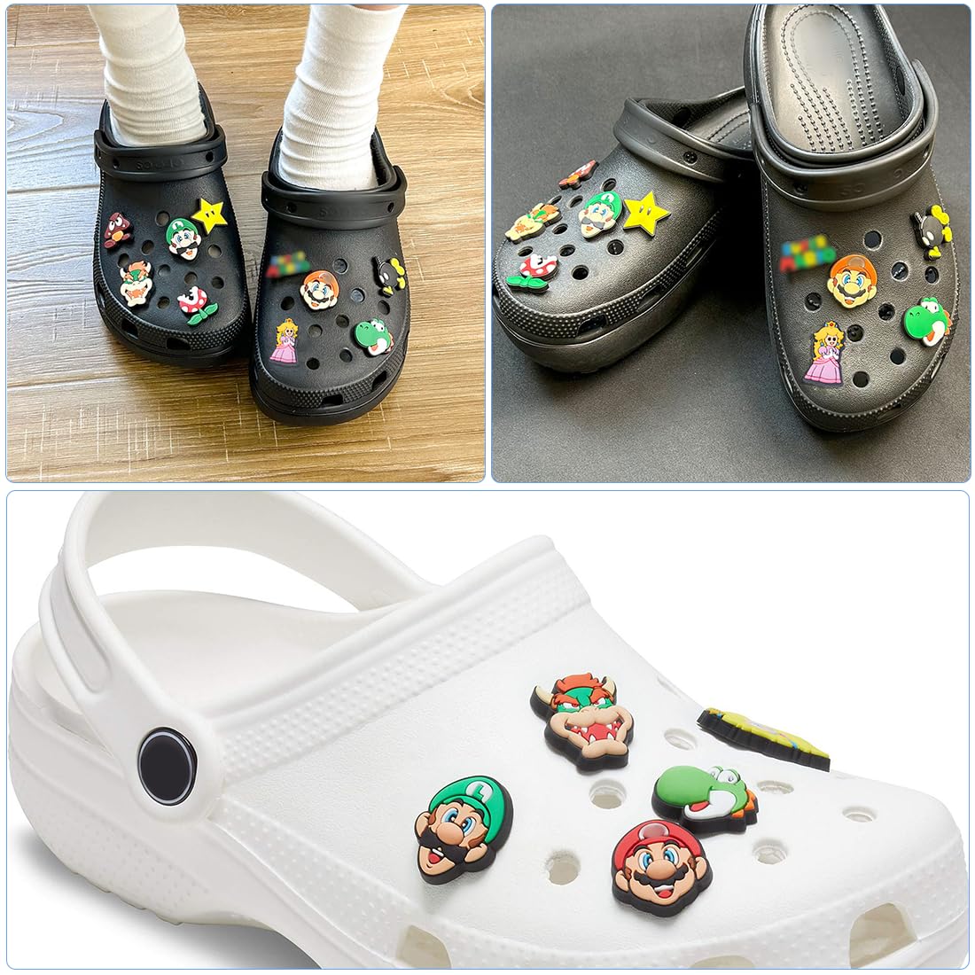 42 PCS Shoe Charms Niños, Adornos para Zapatos PVC Pins Decoración DIY