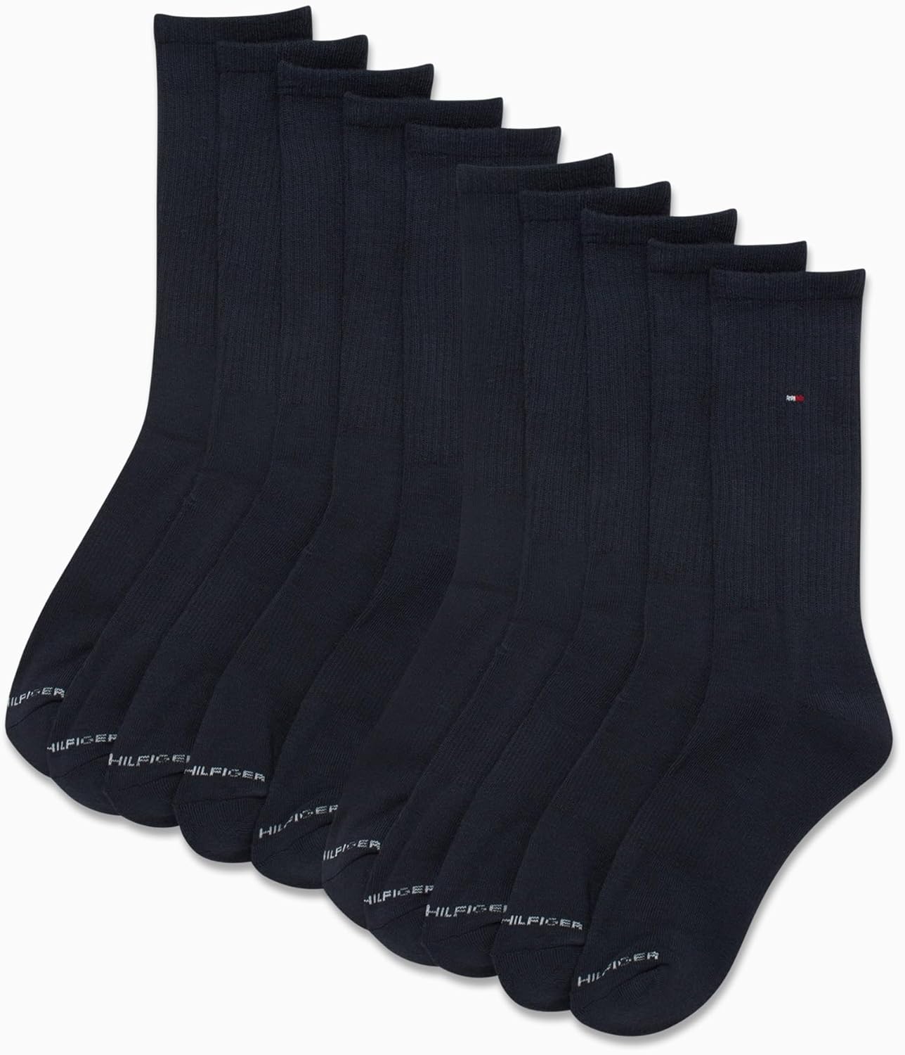 Tommy Hilfiger Men's Athletic Cushioned Crew Socks (10-Pack) - Image 3