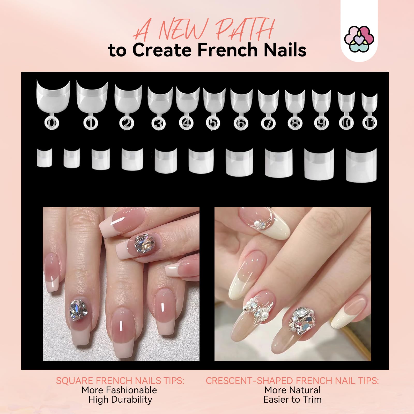 Saviland Dip Powder Nail Kit: 4 Colores de Queratina en Líquido de Polvo de Inmersión con uñas Francesas Consejos y Pegamento Dip Base & Top Coat Uñas Activador (No Necesita Lámparas de Uñas)