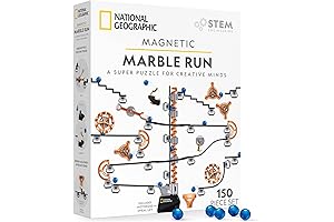 NATIONAL GEOGRAPHIC Magnetic Marble Run STEM Building Set