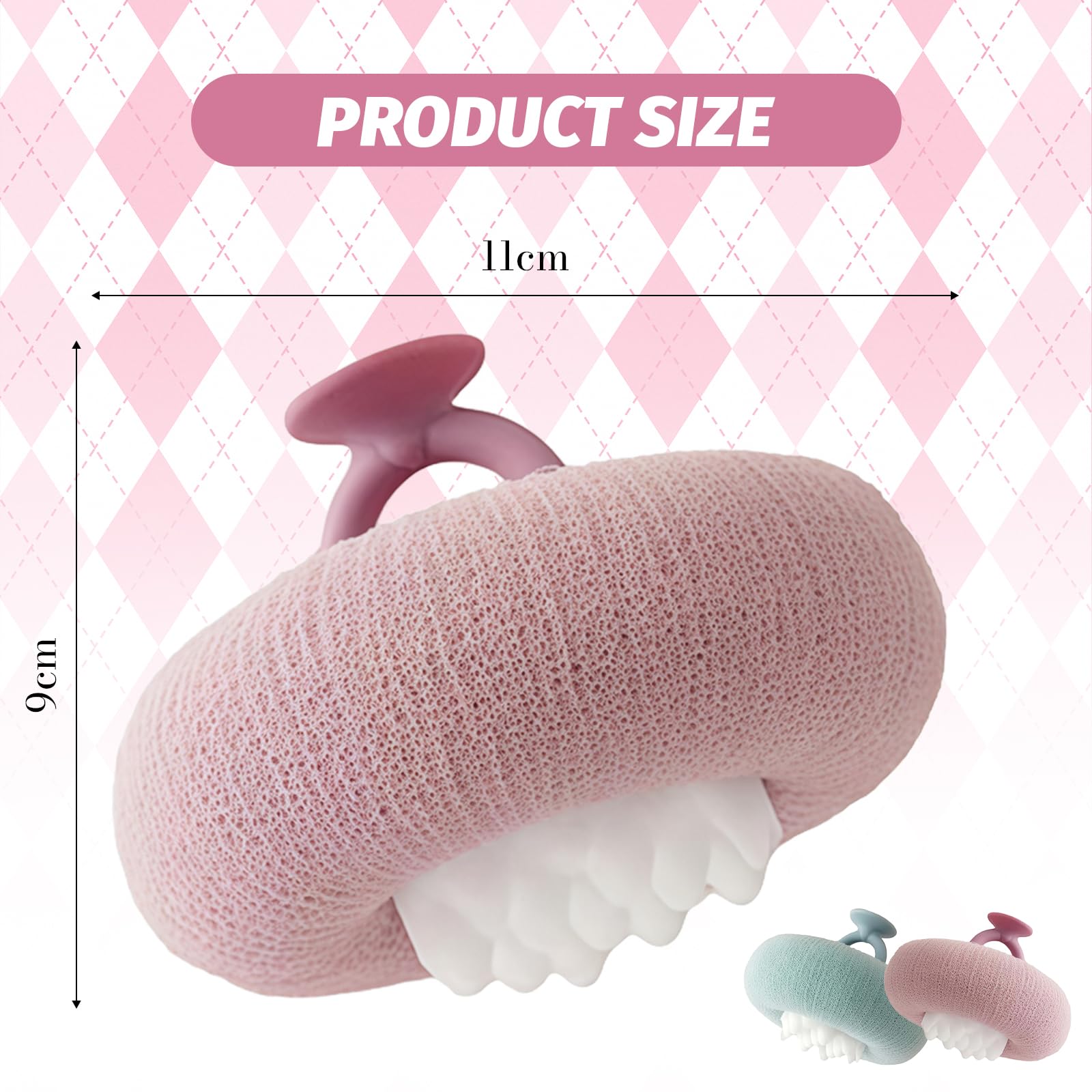 AstraGlam Super Soft Sunflower Suction Cup Bath Ball with SPA, 2025 New 2-in-1 Sunflower Bathing Ball with Finger Rings - Image 2