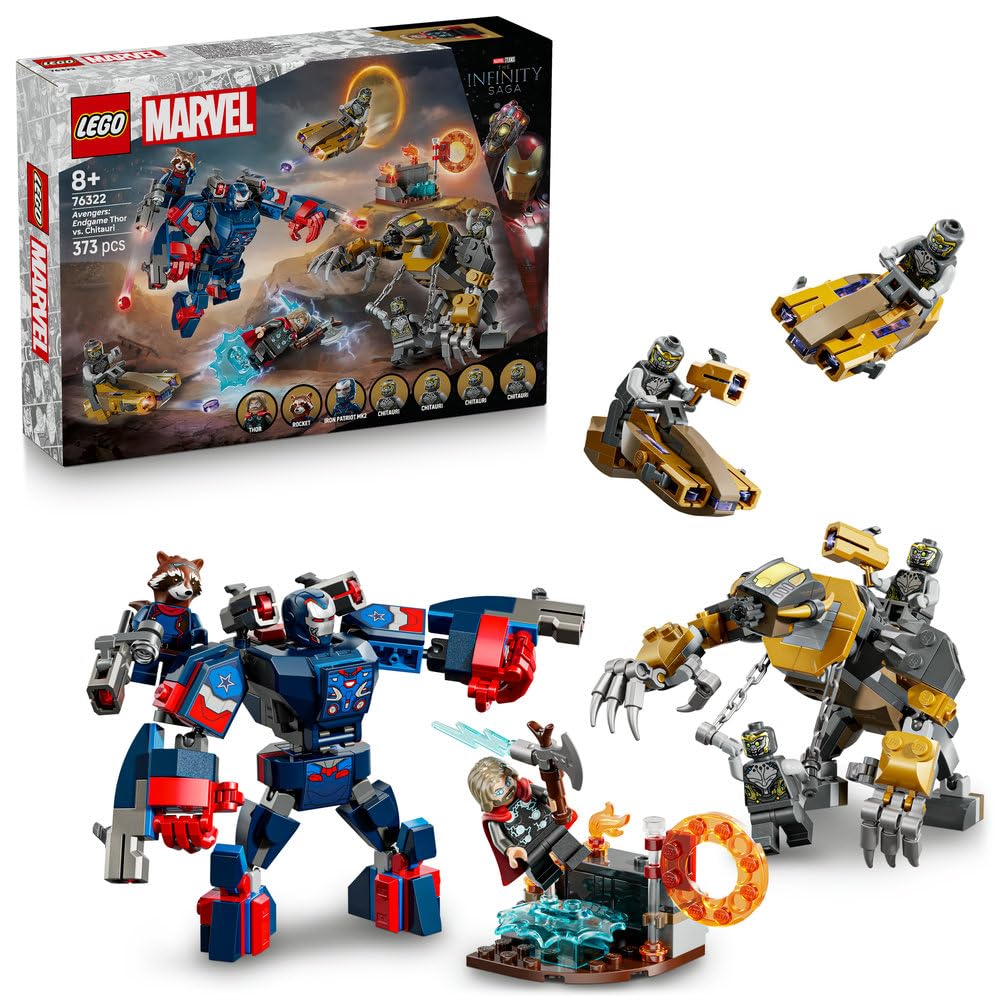 LEGO ǀ Marvel Avengers: Endgame Thor vs. Chitauri - Building Toy