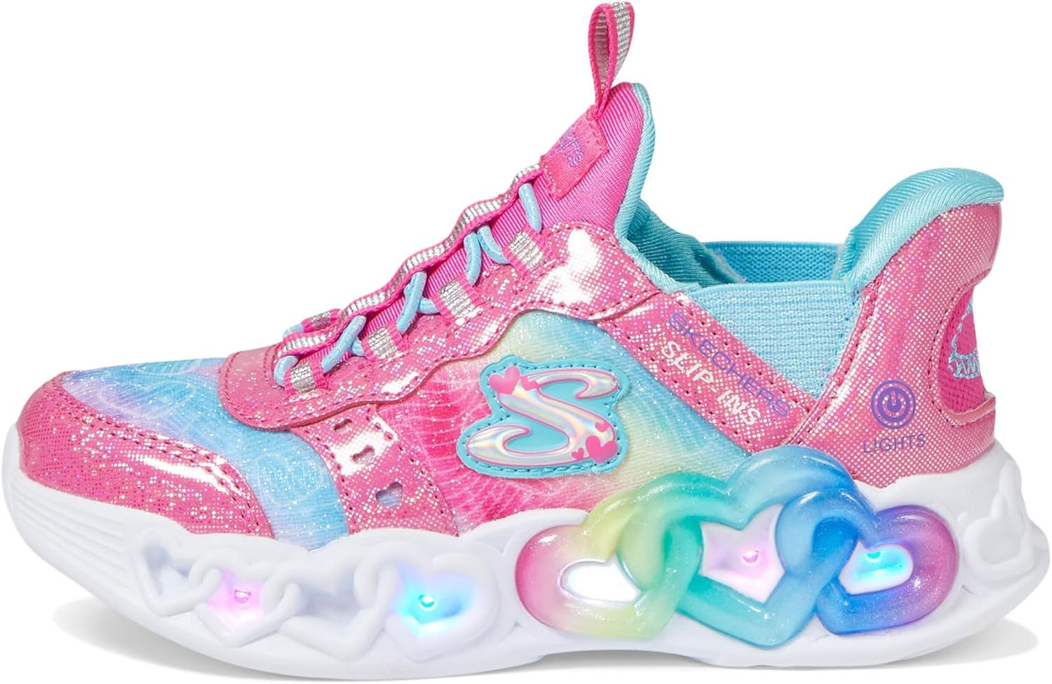 Skechers Kids' Infinite Heart Lights - Etern