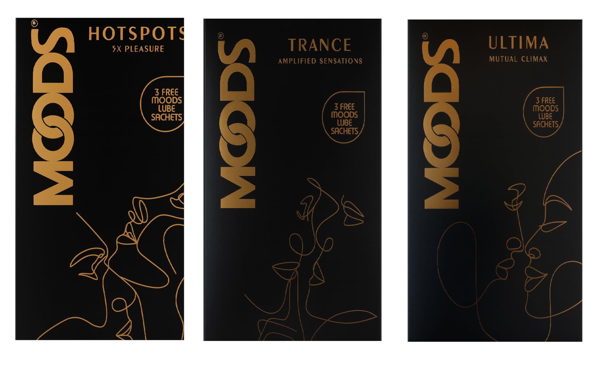 MOODS Premium Condoms Collection Pack With Free Lube Sachets, Hotspots, Trance, Ultima Variants, 3 Pack (10 x 3 : 30 Sheets)-picture-11