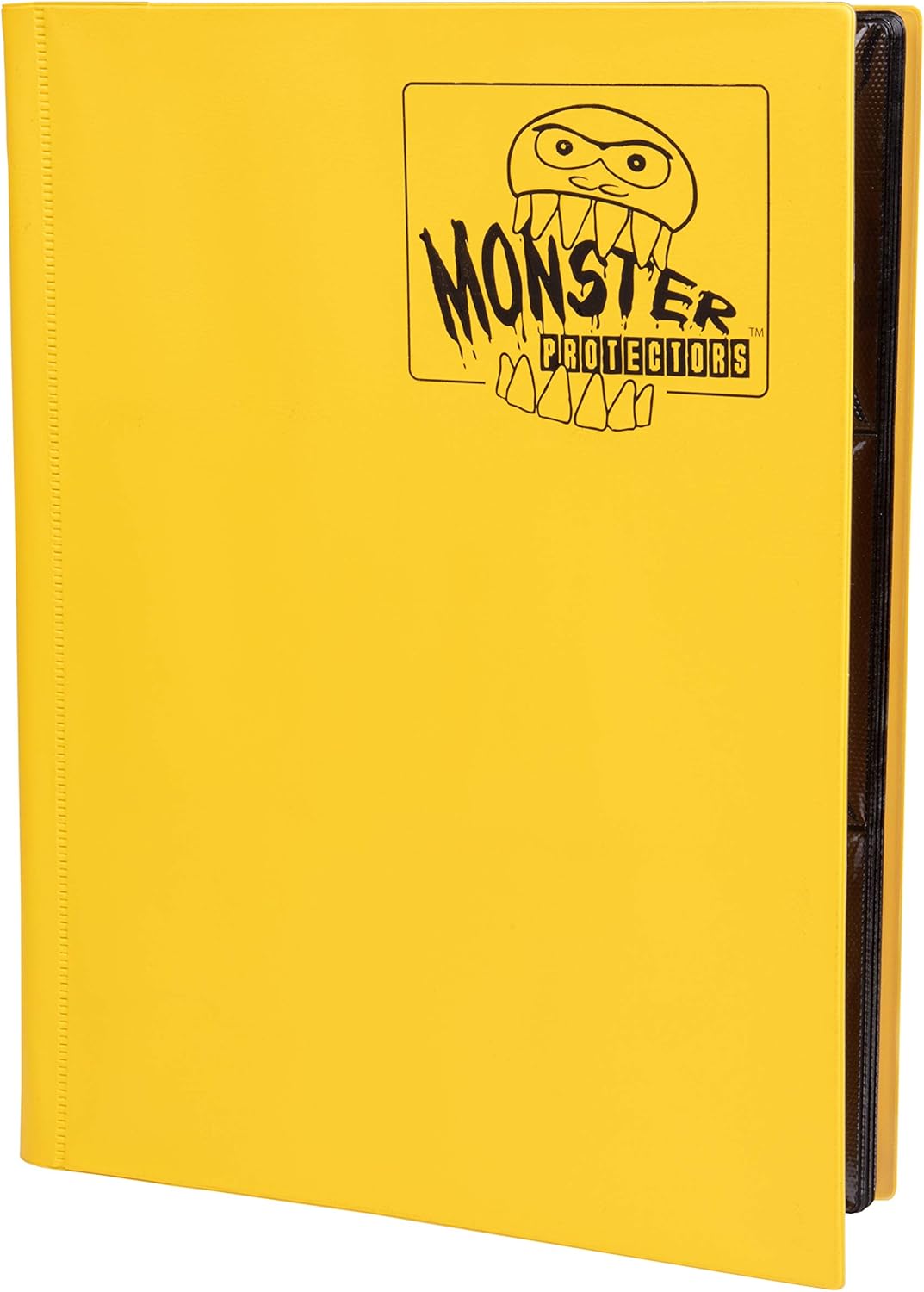 Monster Binder - 9 Pocket Trading Card Album - Matte Yellow - Holds 360 Cards : Toys & Games