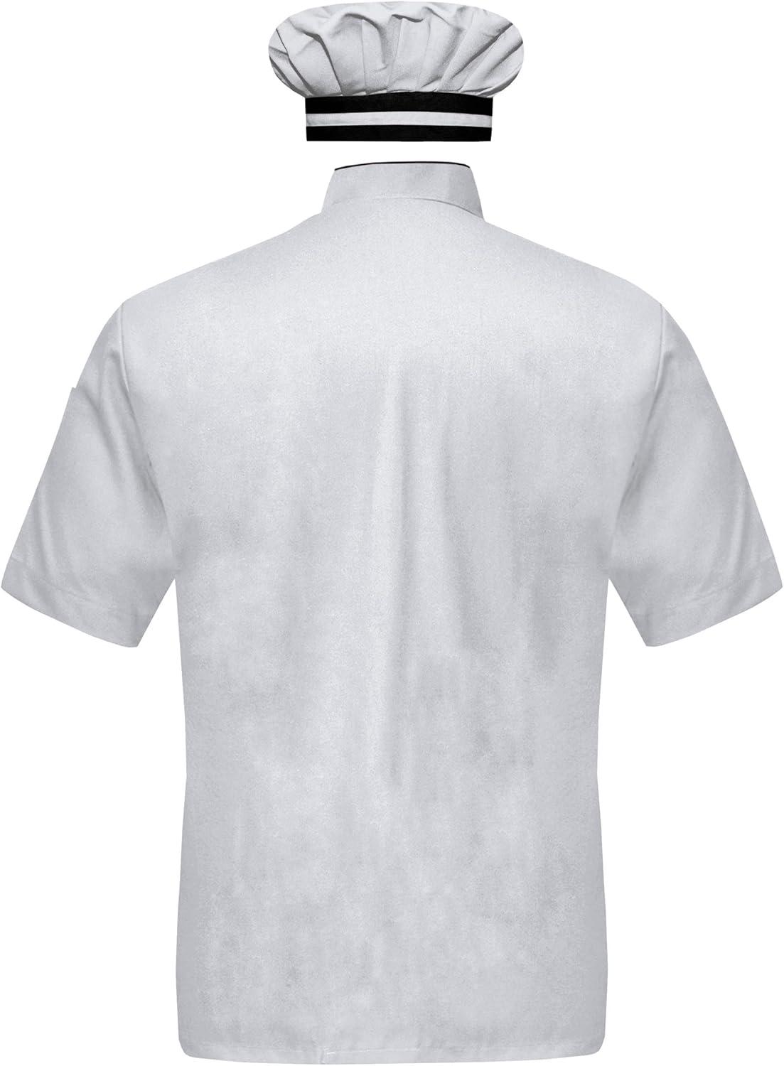 Modeling Men Chef Jacket Half Sleeves in 10 Colours Chef Coat with Cap