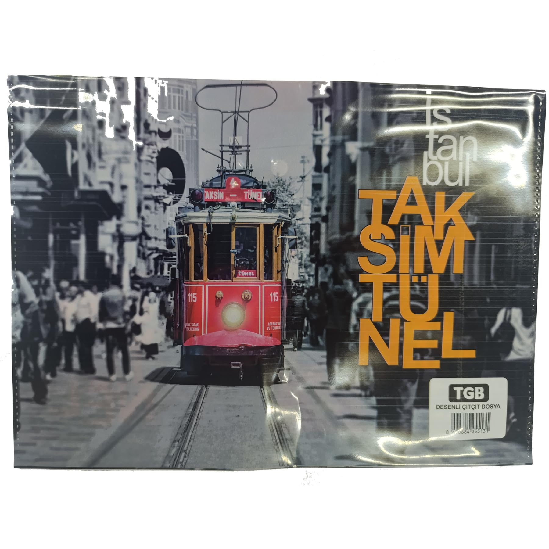 NPratik Vintage Tasarım Çıtçıtlı Dosya Dekoratif Retro Baskılı Sağlam A4 Boyut (Kızlar-3)