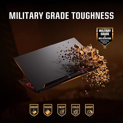 Miniatura 10 de ASUS TUF Gaming A17 (2023) Laptop para juegos, pantalla FHD de 17.3 pulgadas de 144 Hz, GeForce RTX 4050, AMD Ryzen 9 7940HS, 16GB DDR5, 1TB PCIe