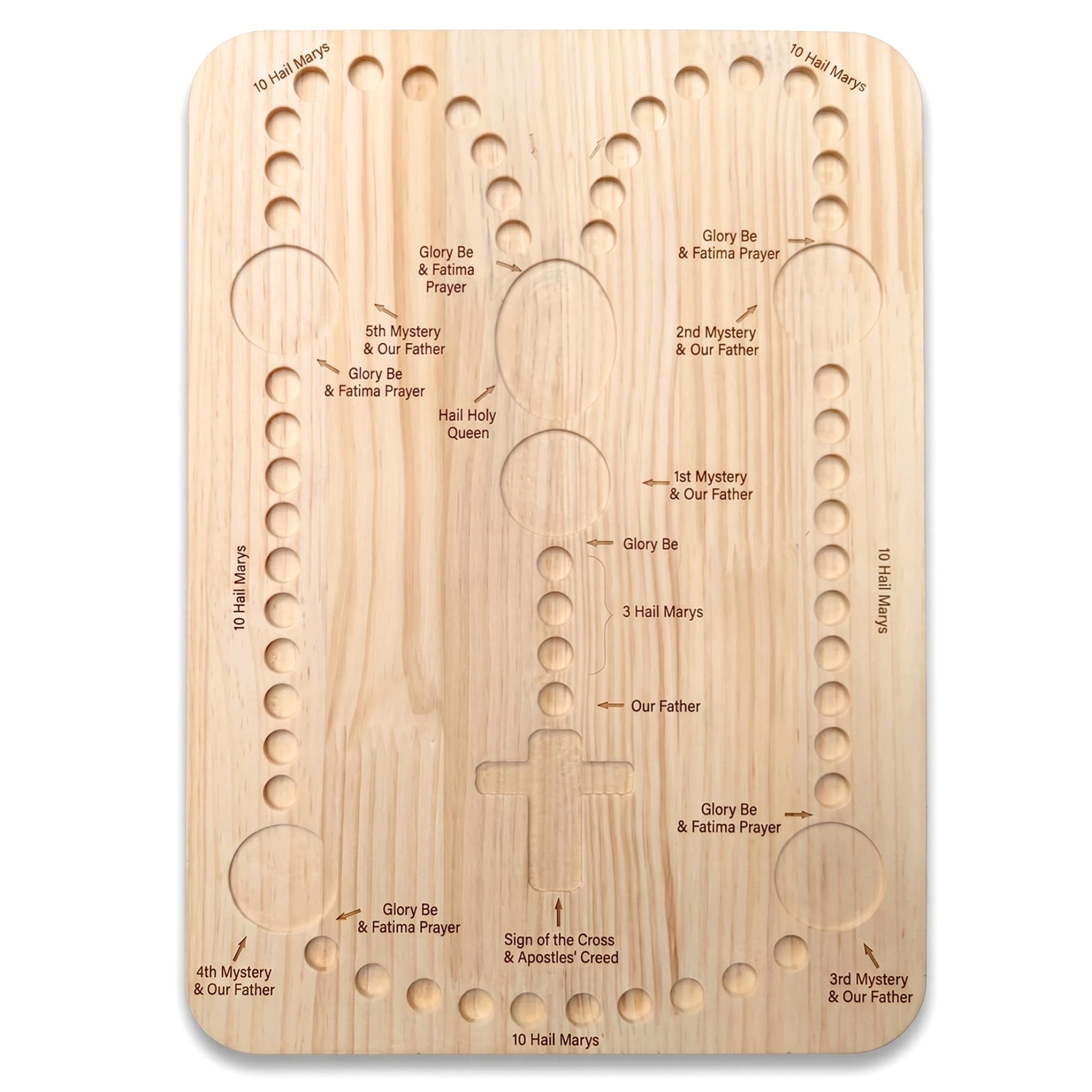 Planche à perles en bois avec pince pour ne plus perdre vos perles