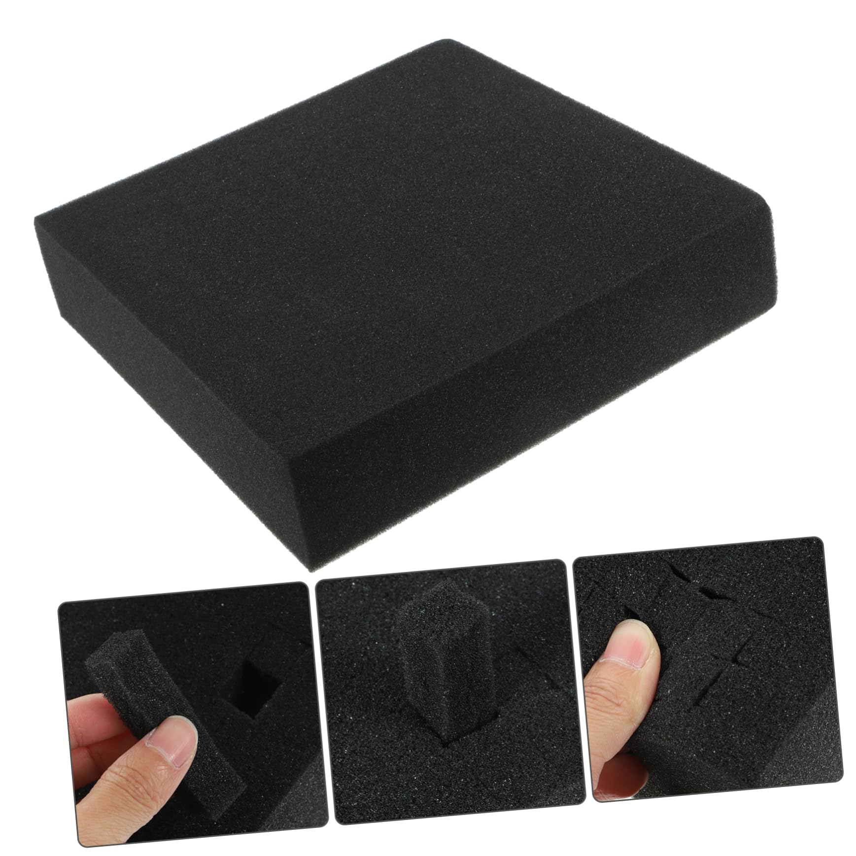 Uonlytech Multi Use Packing Foam Insert Hand Tearable Foam Boards for Safe Shipping Lightweight Packing Liners for Electronics Glassware More
