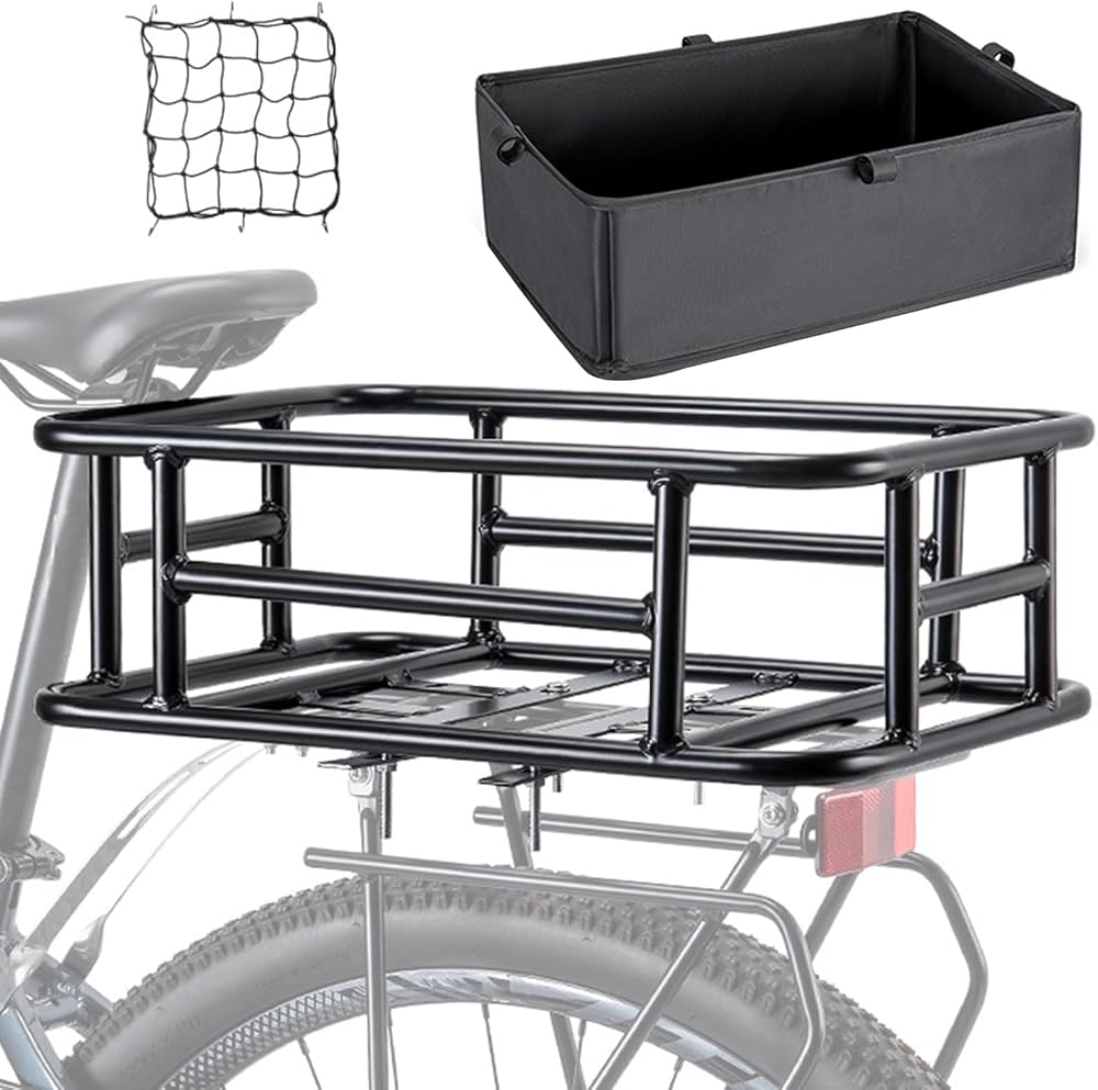 a.n.d TRIC 幼児用自転車 グレー 後部バスケット付き Amazon | ZAGARO 自転車用バスケット 後部,自転車用後部バスケット