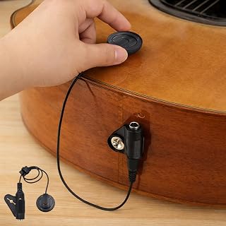 Guitar Effects Pickup with Volume Control for Guitar Ukulele Violin, Mandolin, Banjo, Kalimba, Harp