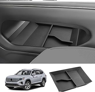 LUWU for 2024 Atlas Center Console Organizer 2024 Atlas VW Armrest Storage Armrest Organizer Insert Tray 2024 VW Atlas Lower Console Organizer Storage Tray 2024 VW Atlas Accessories