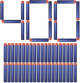 AMOSTING Foam Bullets Refill Dart Pack for N-Strike Elite 2.0 Series Blasters Nerf Guns Standard Size– Blue