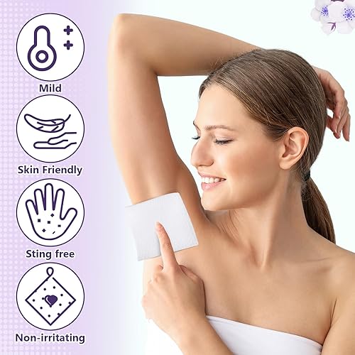 Miniatura 9 de Timgle 100 toallitas desodorantes de viaje envueltas individualmente para axilas, desodorante antitranspirante, toallitas para el cuerpo, para