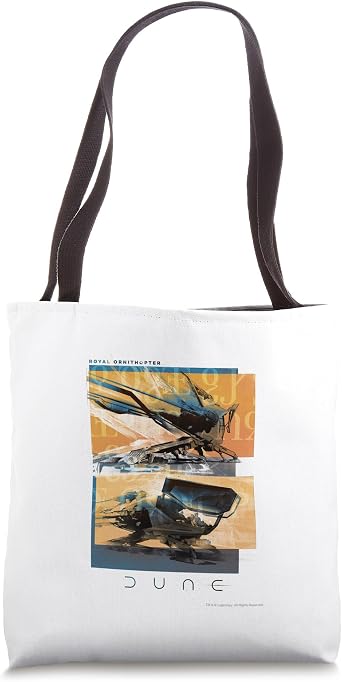 Dune - Royal Ornithopter - Yellow Tote Bag