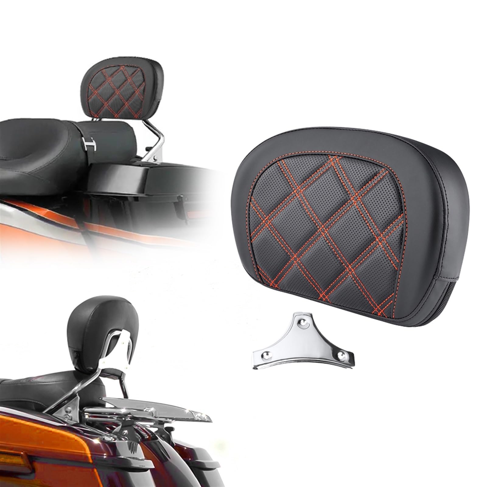 Appui-Dos de moto de tourisme barre sissy passager Harley Road King Classic 2007-2013