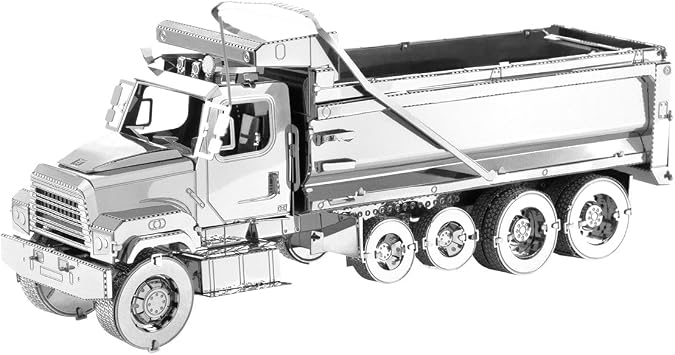 Fascinations Metal Earth Freightliner Dump Truck 3D Metal Model Kit
