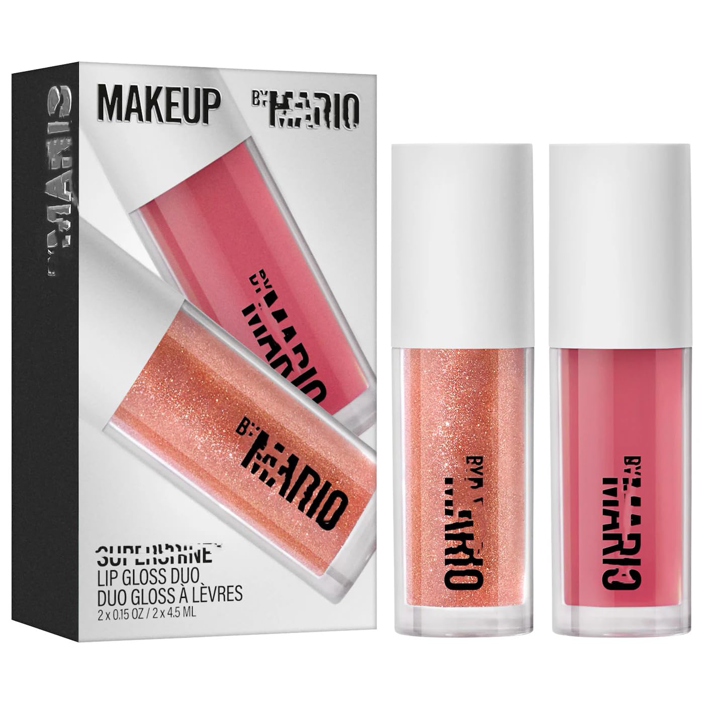MAKEUP Holiday Hydrating Shine Lip Gloss Duo Gift Set Smoothing Shine 2 x 0 15 OZ 4 5