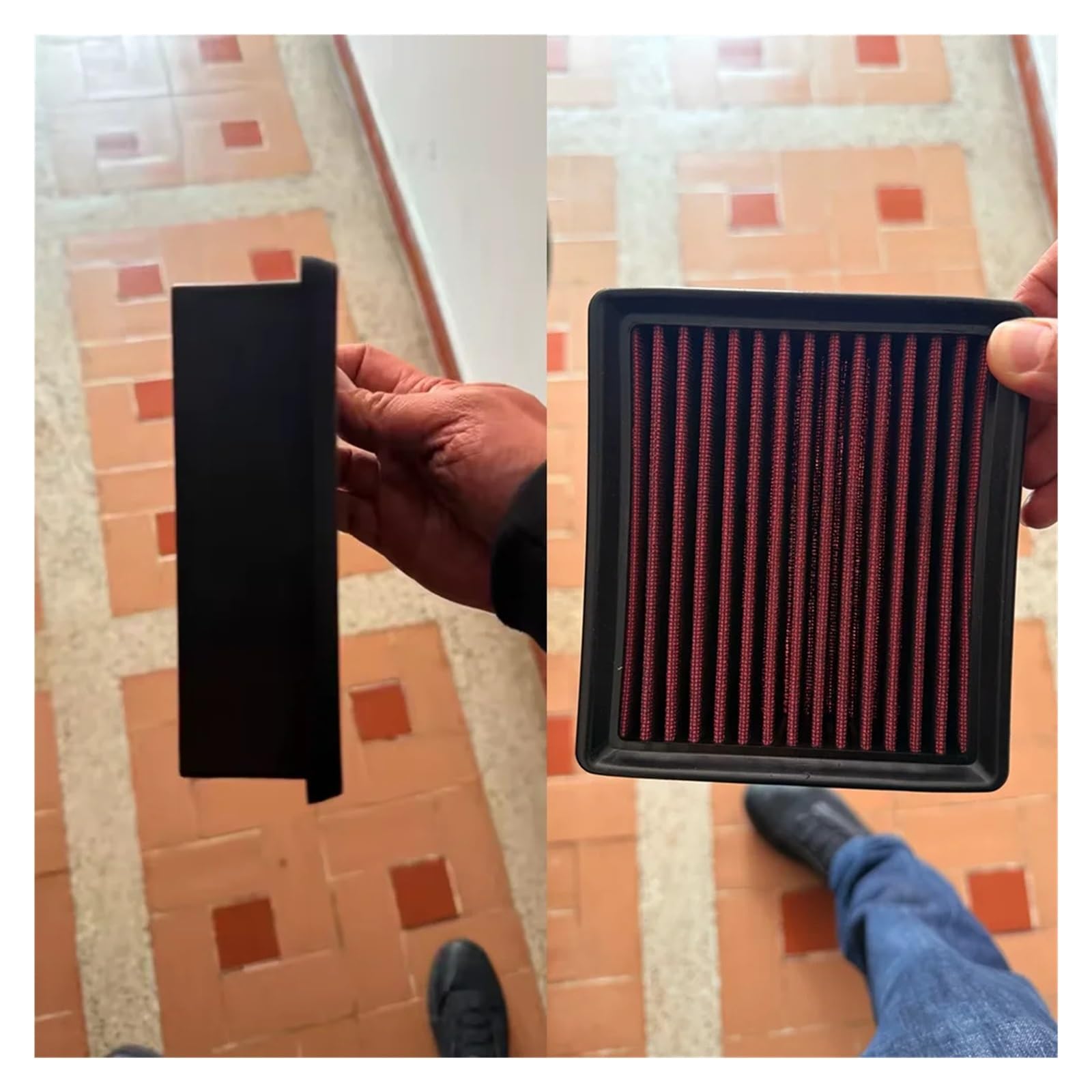 Filtro aria flusso elevato pulitore aspirazione moto