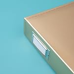 We R Memory Keepers 12x12 Gold Faux Leather Photo Album, Three Ring Binder, Protective Page Protectors, 5 Inserts, Scrapbooking Supplies