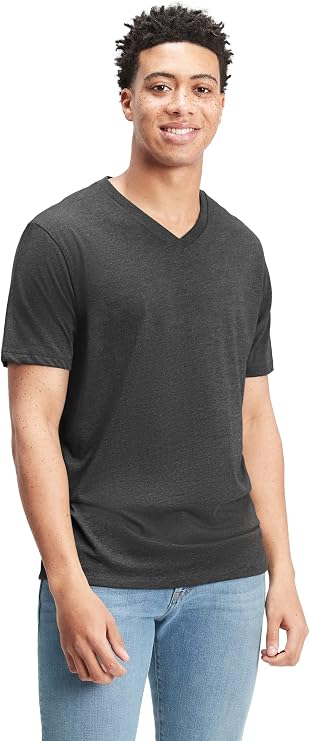 GAP Lot de 3 t-shirts à col en V pour homme, Tapisserie Bleu, Petit