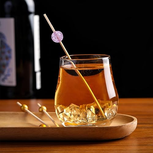 Miniatura 4 de 200 piezas de palillos de cóctel, palillos de dientes de 4.7 pulgadas para aperitivos, brochetas de bambú para cóctel y bebidas, postres,