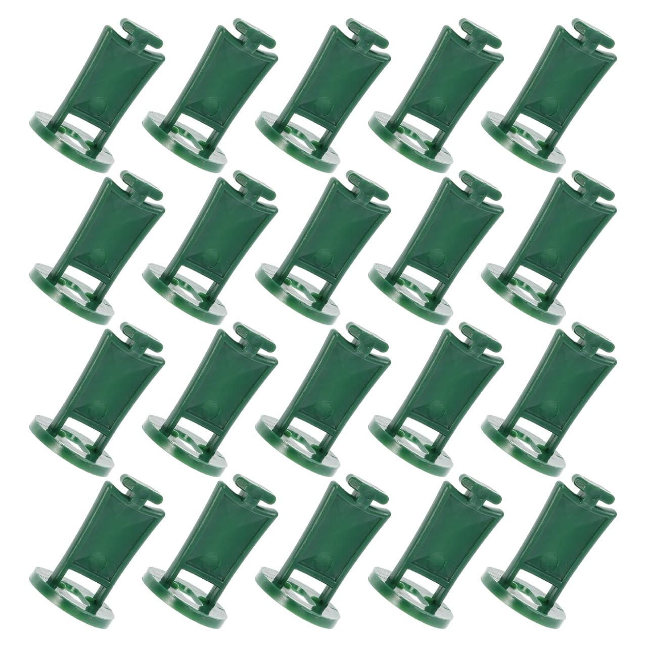Milisten Greenhouse Fixing Clips, 50Pcs Netting Clips Plant Hooks