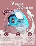Momcozy Tire-lait mains libres style mobile | M6, tire-lait portable idéal pour plus de lait, flasque DoubleFit plus adaptée et discrète avec 3 modes et 9 niveaux, 24 mm (rouge confortable, 1 unité)
