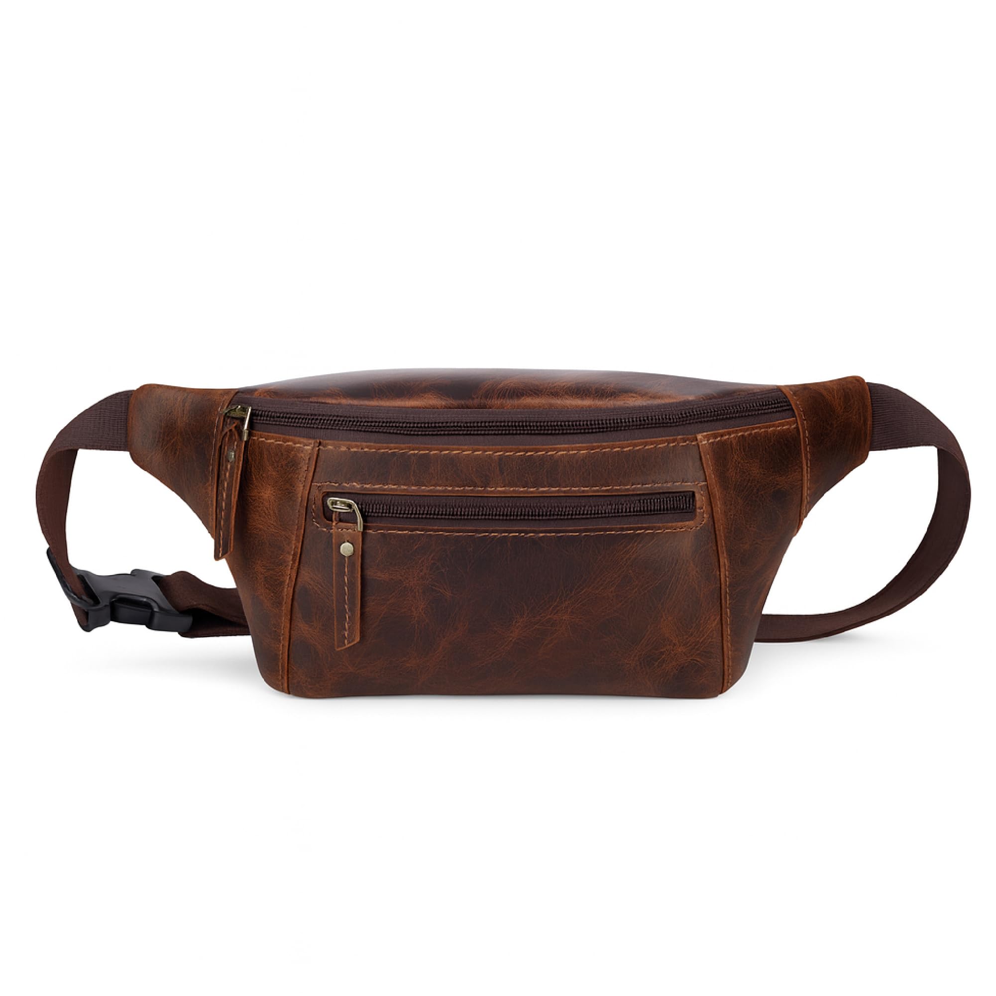 TheAntiq Leather Crossbody Bag for Women, Fanny Pack For Men, Sling Bag for Travel, Waist Pack, Mens Sling Crossbody With Multiple Pockets, Belt Pouch