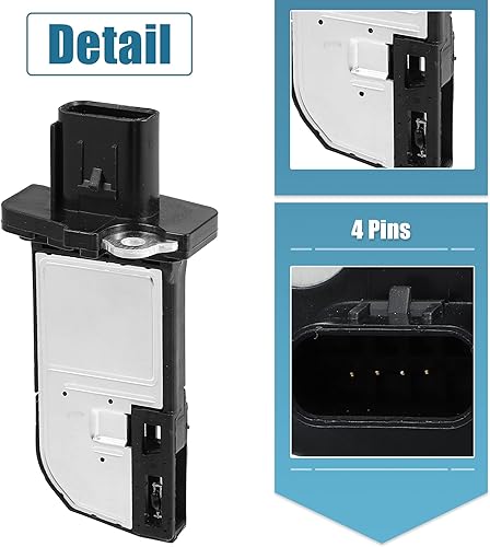 Miniatura 5 de X AUTOHAUX 8V21-12B579-AA Medidor de sensor de flujo de aire de masa de coche para Ford Fiesta ST180 MK7 1.6 2013 2014 2015 2016 2017 para Ford Edge