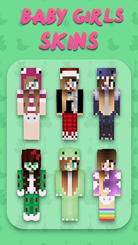 Cute Girls Skins For Minecraft PE