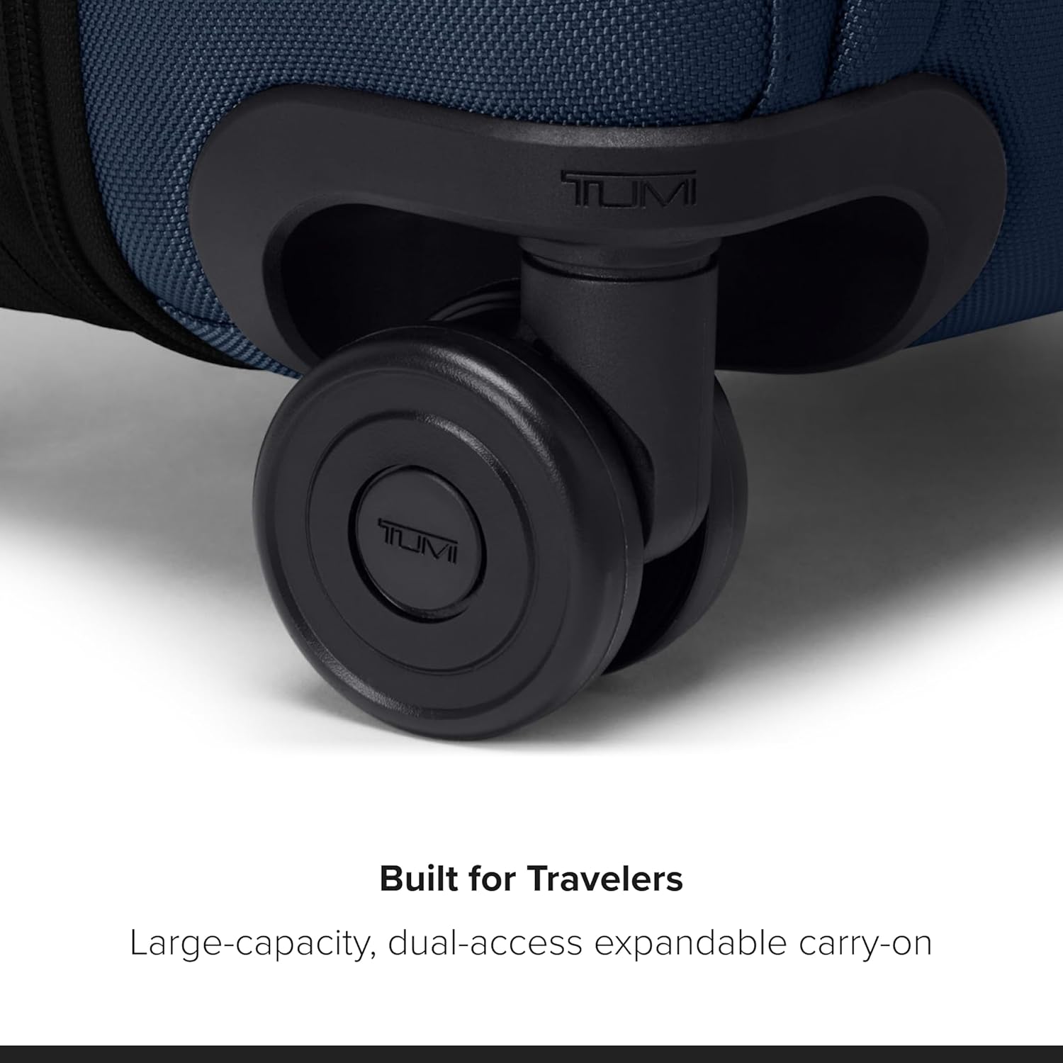 TUMI - Alpha Dual Access Expandable Carry-On Luggage - Zipper Expansion - Nylon Lightweight Suitcase -TSA Lock Tracer