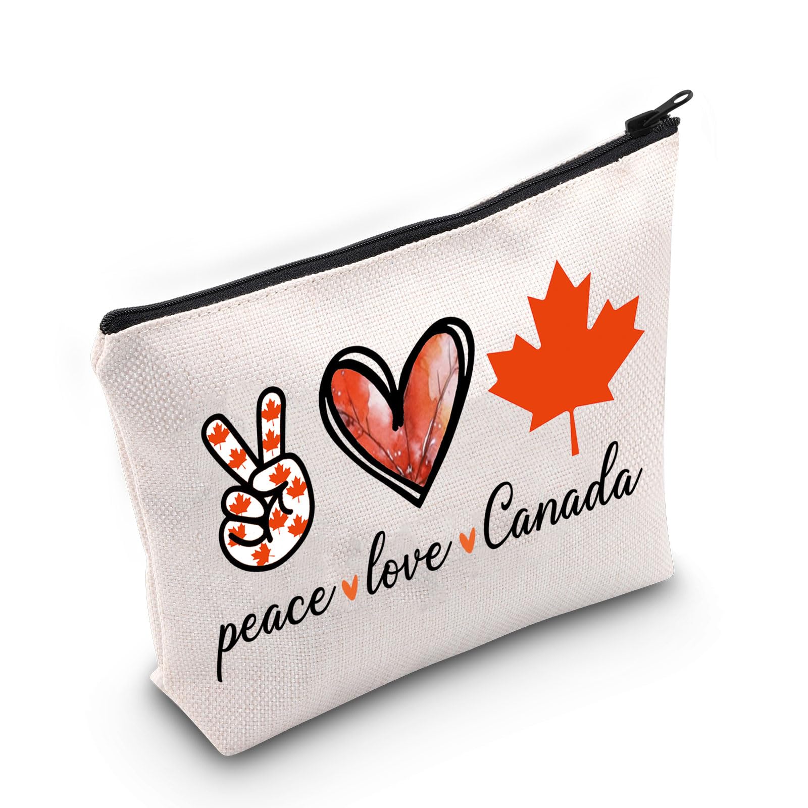 TSOTMO Canada Bag Canada Canadian Gift Canada Pride Gift Canada Trip Accessories Bag Canada Travel Bag For Tourist (PEACE Canada)