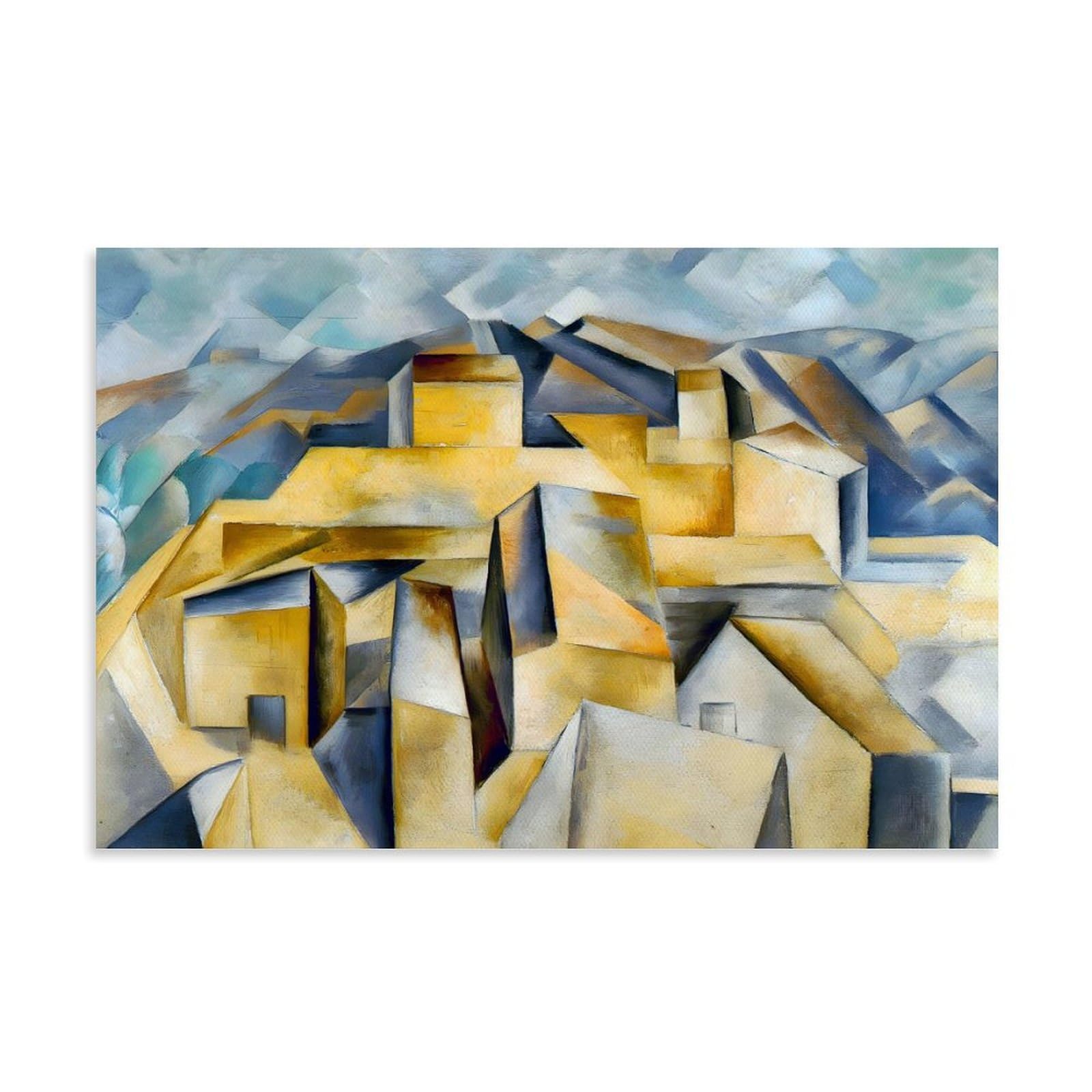 Amazon.co.jp: 丘の上のピカソの家 ポスター 1909 年にパブロ・ピカソ