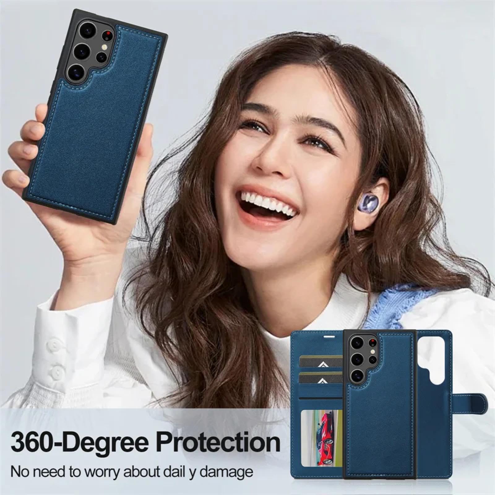Amazon.co.jp: HJZSZX Samsung A34 (5G) 用 マグネット式レザー 