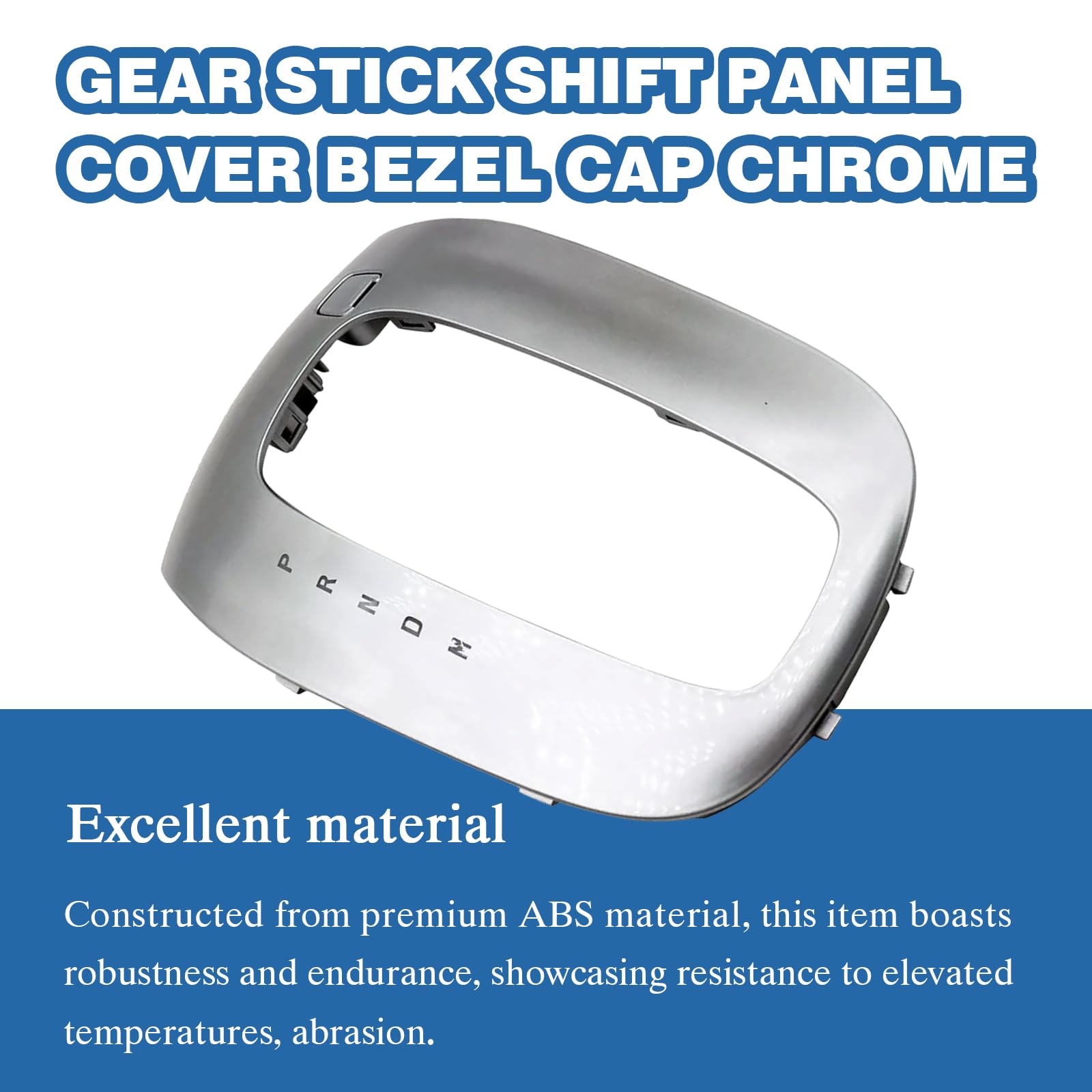 Amazon.com: Gear Stick Shift Panel Cover Bezel Cap Chrome