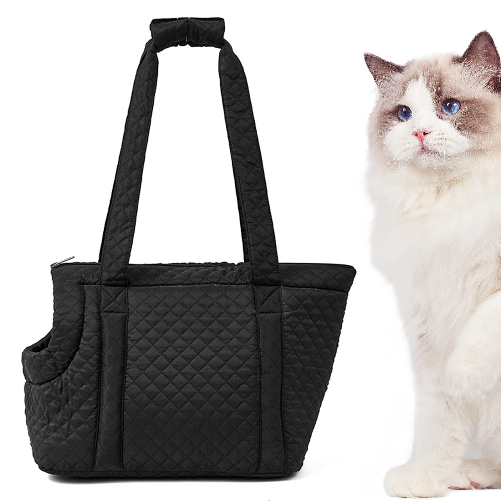 Sac à main de transport pour animaux pour calmer l'anxiété de votre chat ou chiot en hiver