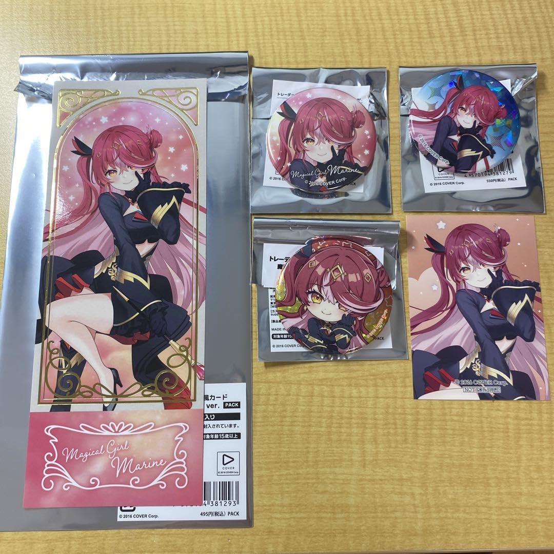 ホロライブ　魔法少女　ホロウィッチ　トレーディング缶バッジ　宝鐘マリン　18個 ホロライブ 魔法少女 ホロウィッチ トレーディング缶バッジ 宝鐘