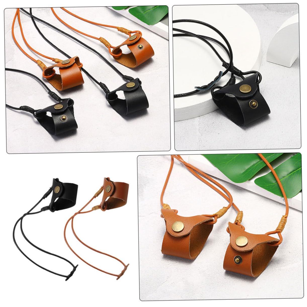 Healeved Cuerda Para Gafas De Sol Y Graduadas De Correa De Cuero Sintético Soporte Para Gafas Para Y Durable Y Resistente Al