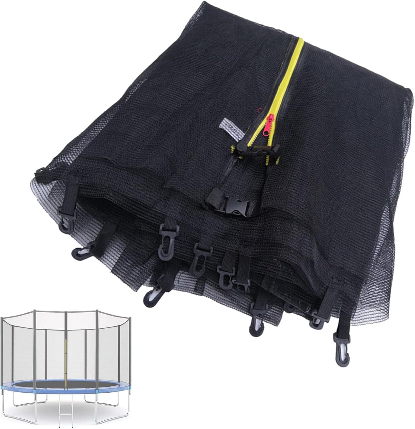 Trampoline Safety Fence Anti-Tear Anti-UV Trampoline Replacement Net for Outdoor Garden Round Trampoline Accessories