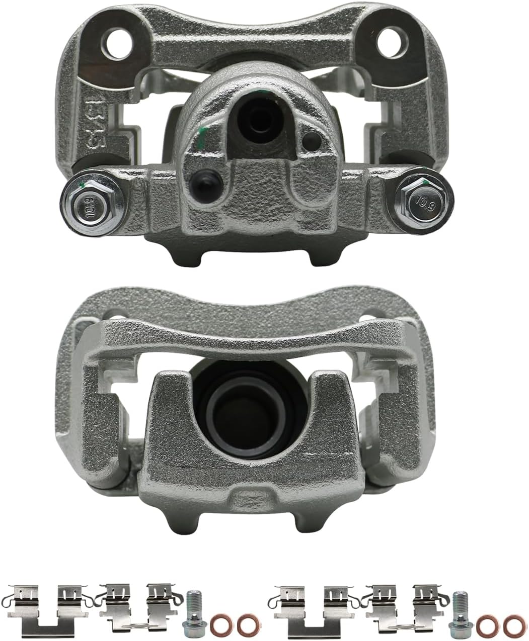 Chefull Disc Brake Caliper Assembly with Bracket Compatible with Toyota Highlander 2004 2005 2006 2007 Sport Utility, Rear Driver and Passenger Side, 19B2905 19B2904